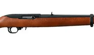 Ruger 10/22 Carbine Black / Hardwood Stock .22LR 18.5-inch 10Rd