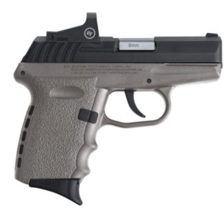 SCCY CPX-2 RD GRAY / BLACK 9MM 3.1" BARREL 10-ROUNDS CTS-1500 REFLEX SIGHT