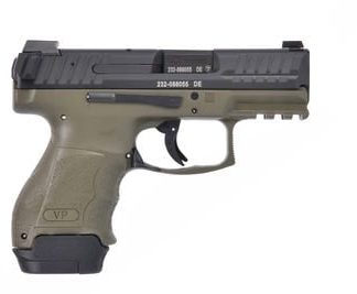 HECKLER AND KOCH VP9SK GREEN 9MM 3.39" BARREL 15-ROUNDS LUMINOUS FRONT SIGHT