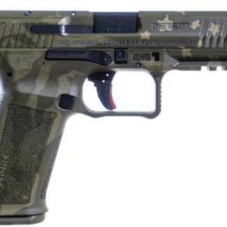 Canik Mete SFT 9mm, 4.46" Barrel, "We the People" Green Cerakote, Polymer Frame, 20rd