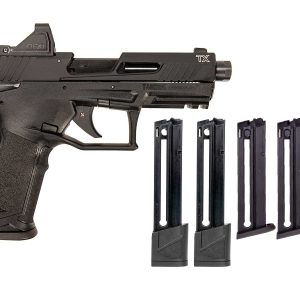 TAURUS TX22 T.O.R.O. 22LR (2x22rd + 3x16rd Mags) VIRIDIAN RFX11 GREEN DOT SEMI AUTO