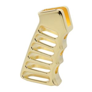 AR-15 Gold Plated Pistol Grip - Premium Upgrade for Enhanced Grip and Style
