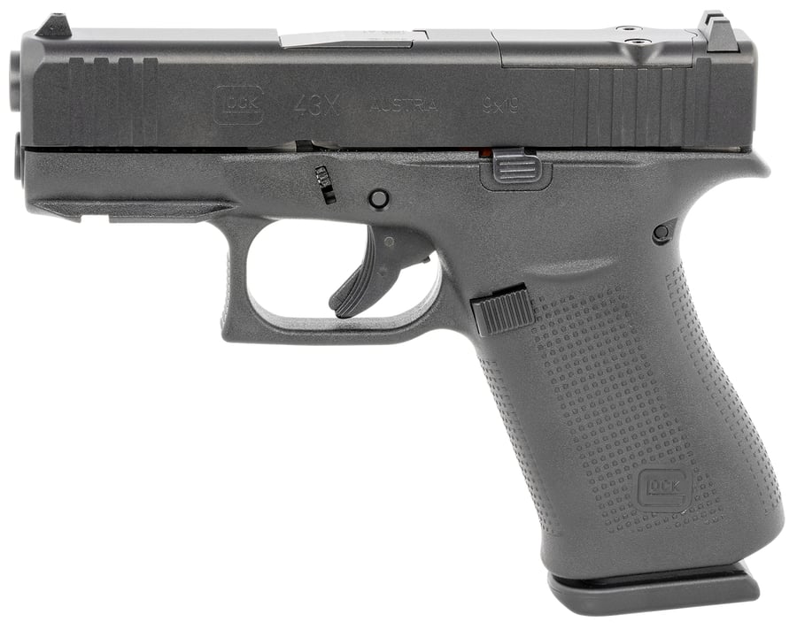 Glock G43X MOS 9mm Pistol with Optic Ready Slide